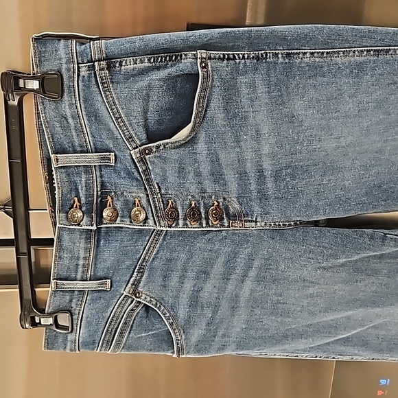 💕VERONICA BEARD💕 Ryleigh Slim-Straight Jeans Front Yoke Durango Blue 28 NWT - Picture 13 of 16